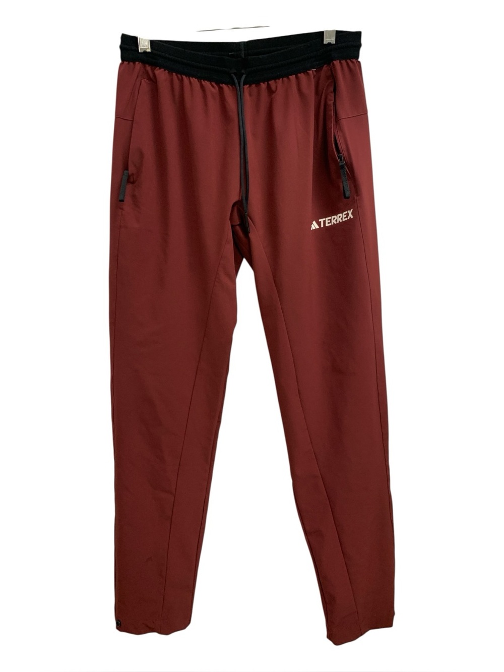 adidas Terrex Men's Maroon Joggers with Black Waistband